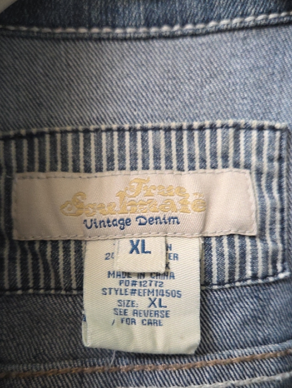 True Soulmate Vintage Denim Vest - Picture 2 of 12